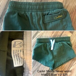 Cadet Green Shorts